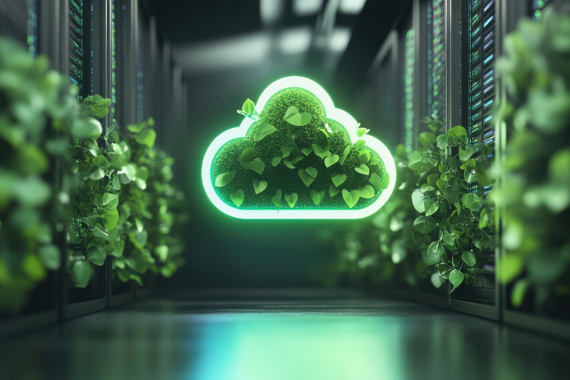 Cloud providers focus on energy-efficient data centers to reduce environmental impact.