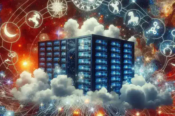 "Comparison chart of the best web hosting options for astrology websites, showcasing features, pricing, and performance metrics"