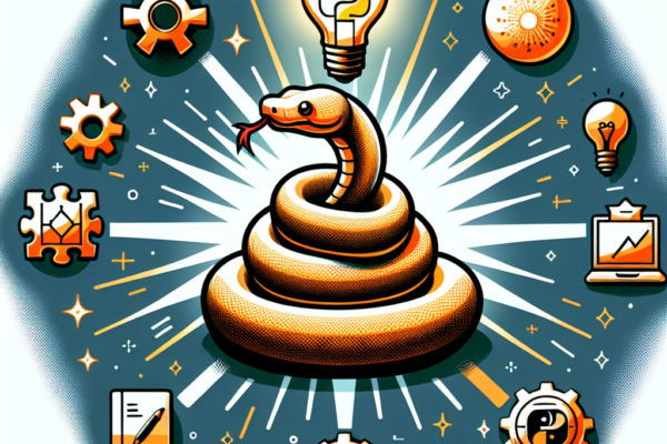 "Python programming language showcasing code snippets and project examples to enhance coding skills in the article 'The Power of Python: 5 Projects to Level Up Your Skills.'"