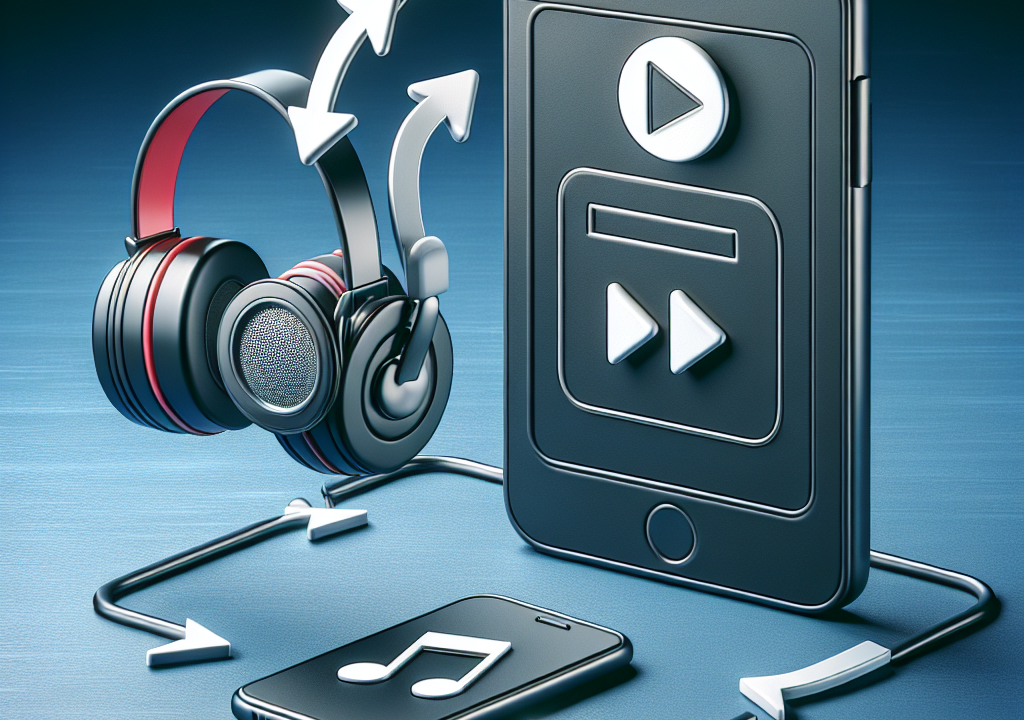 "Step-by-step guide to downloading TikTok MP3 audio files, featuring a smartphone with the TikTok app open displaying music download options."