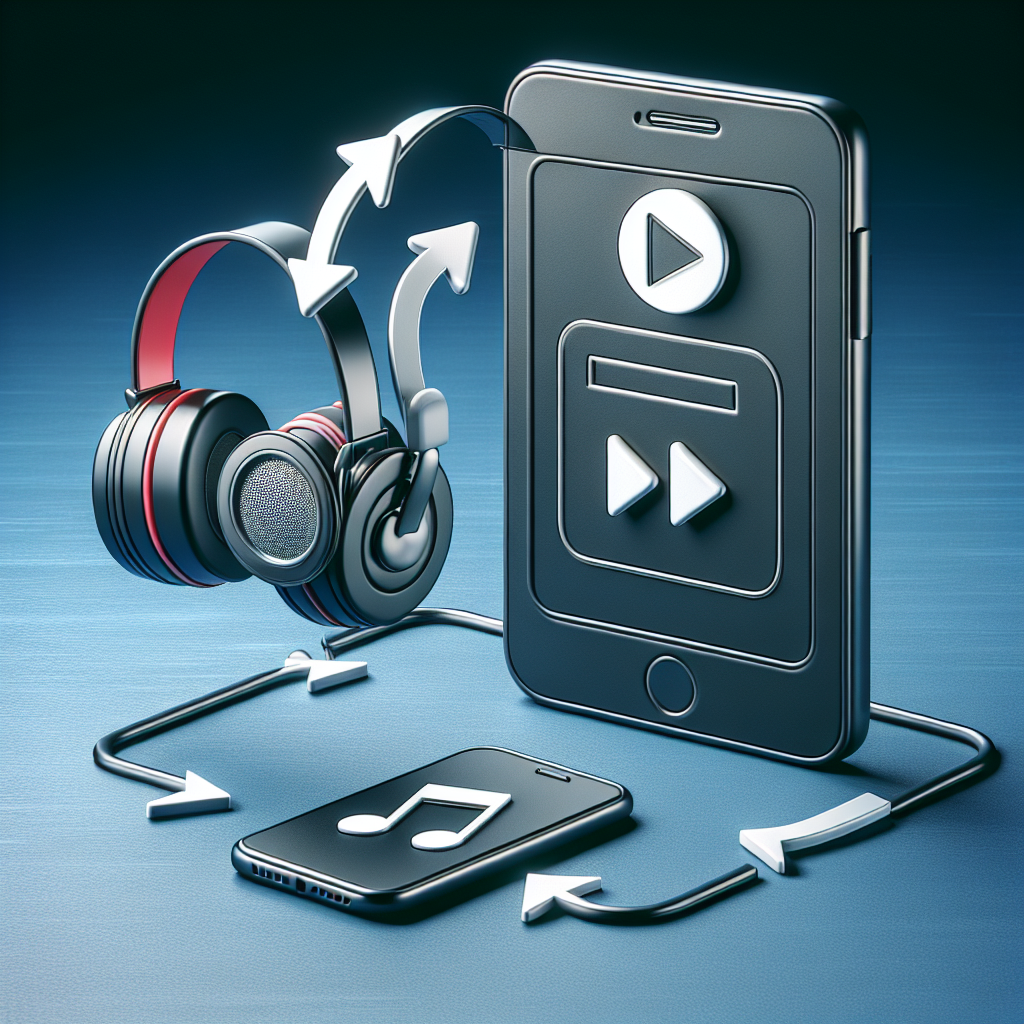 "Step-by-step guide to downloading TikTok MP3 audio files, featuring a smartphone with the TikTok app open displaying music download options."